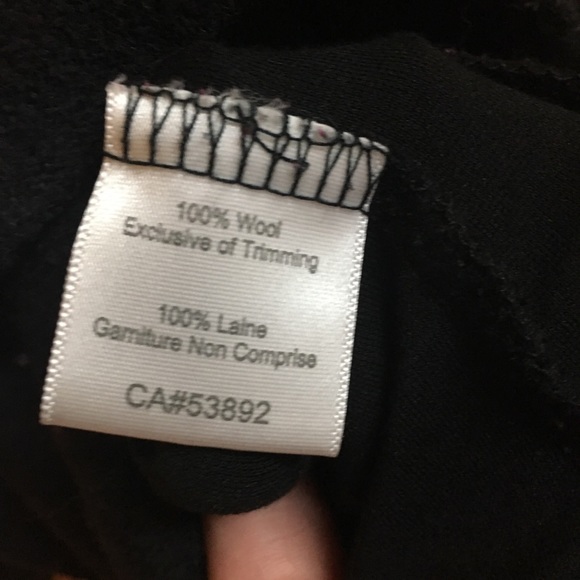 ICELANDIC DESIGN 100% Wool Black Full Zip Sweater - Picture 6 of 8